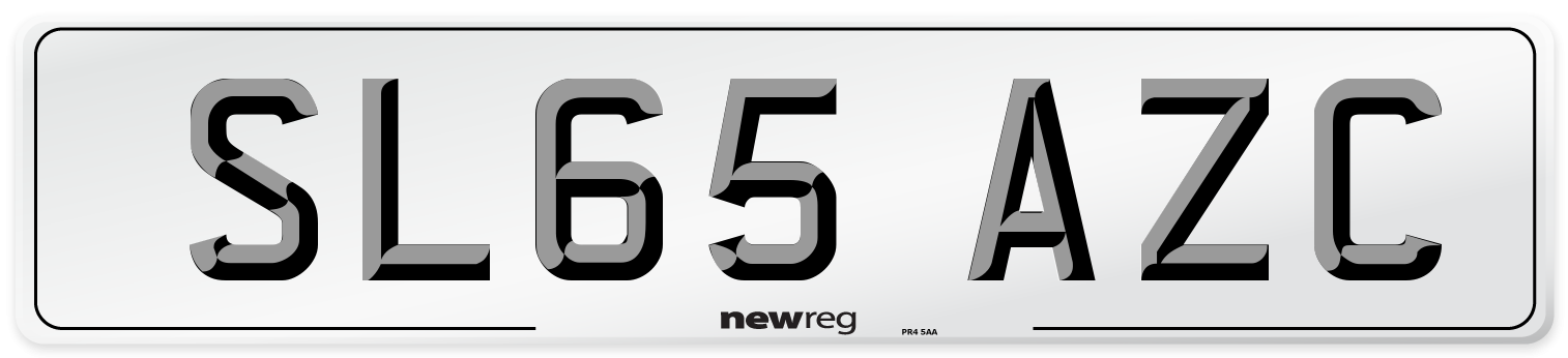 SL65 AZC Number Plate from New Reg